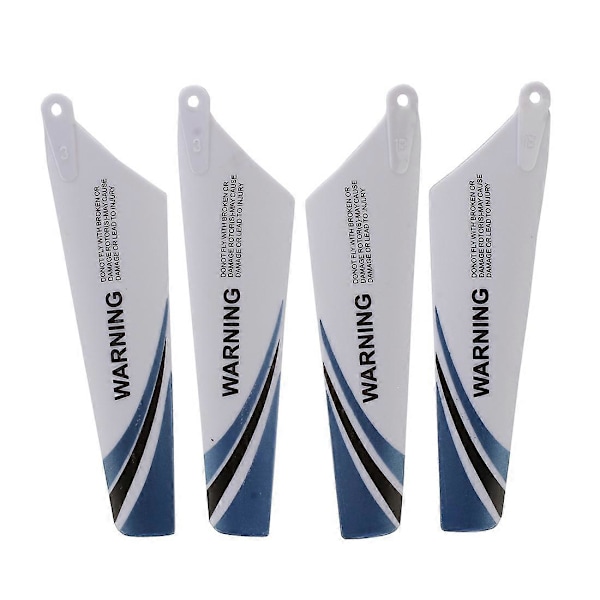 4 stk. reserveblader for helikopterrotor rc S107,
