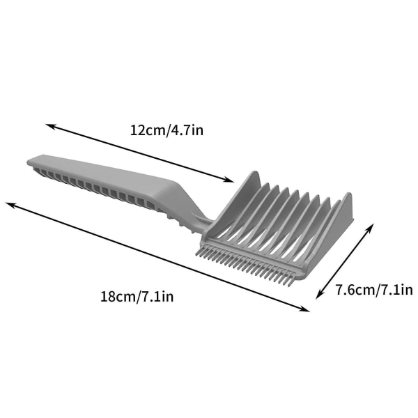 A Haircut Fade -kammat, ammattimaisesti kaareva sijoittelukampa, Gradienter Design -hiustenleikkauskampa ergonomisella muotoilulla, kampa barbelle kotona