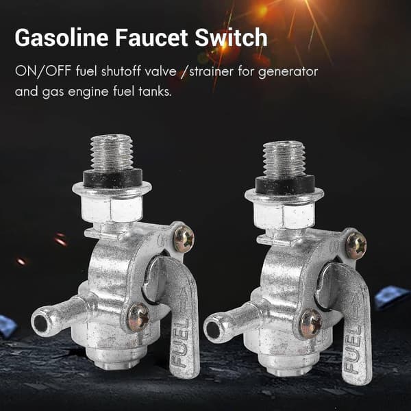 2x Benzinhane Benzin Kontakt Til Generator Benzinmotor Brændstoftanke