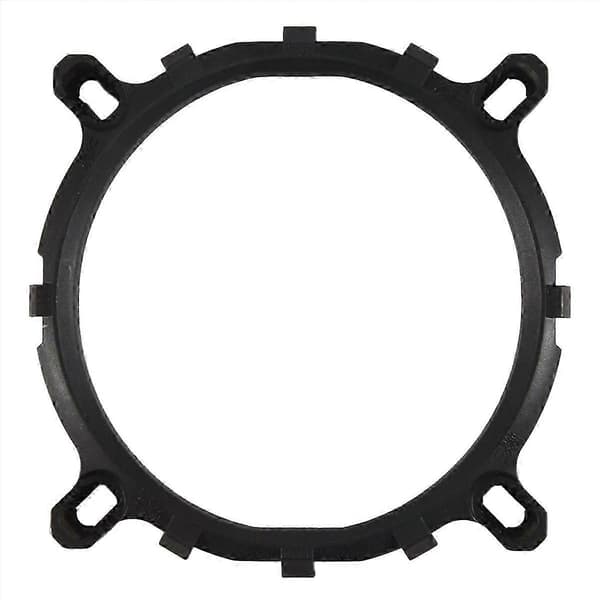 CPU-kjøler 12 cm vifte 6 kobbervarmerør vifteløs radiator Black Silver