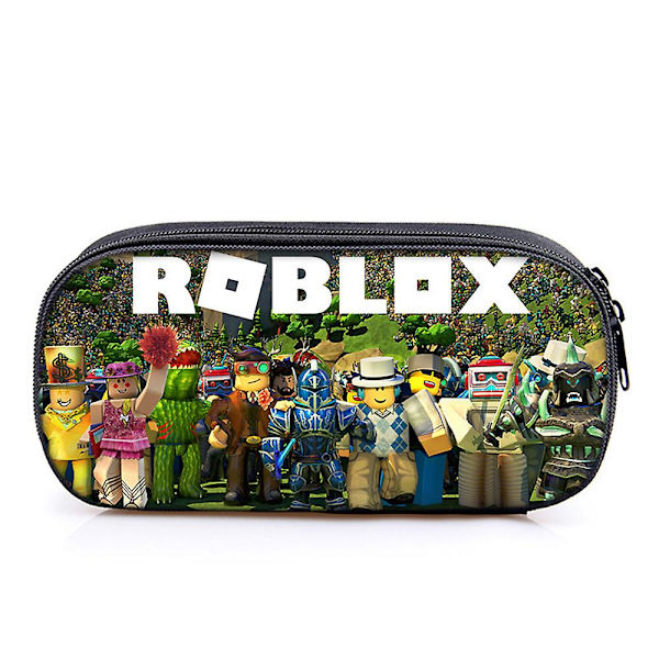 Roblox Barn Pojkar Flickor Stor Kapacitet Pennfodral Pennväska Skolmaterial Student Organizer Väska Tillbaka Till Skolan Present D
