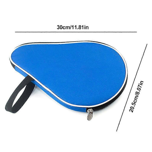 Racketväska med bollförvaringsficka Bordtennisracketfodral Vattentät innerfoder Skydd