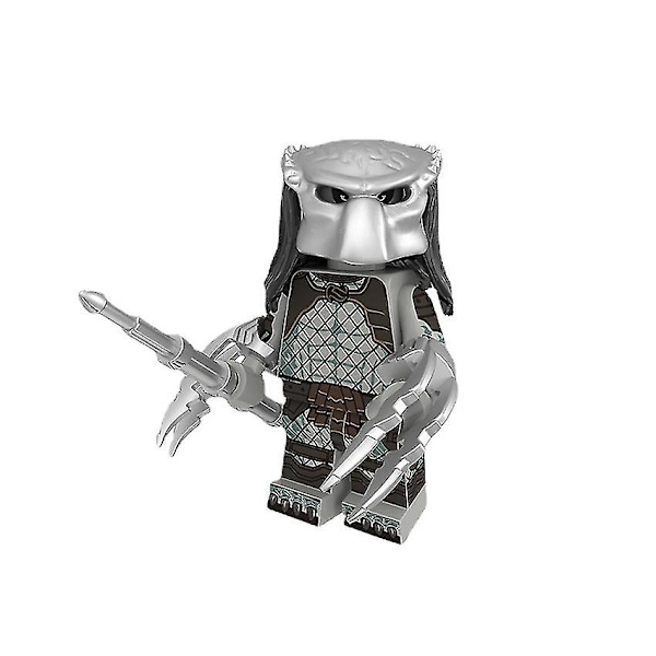 8-pak Predator Series Alien Minifigurer Samlet Byggeklodser Legetøj Dukke Byggeklodser Legetøj