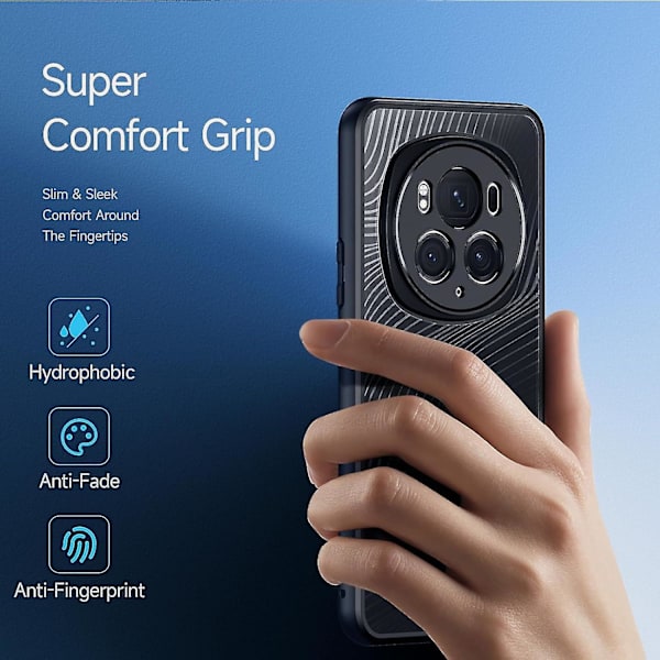 Skal till Honor Magic 6 Pro, mjukt Tpu-skydd och transparent matt Pc-baksida, fyrhörnigt fallskydd, stöttåligt skydd No Magsafe For Honor Magic 6 Pro