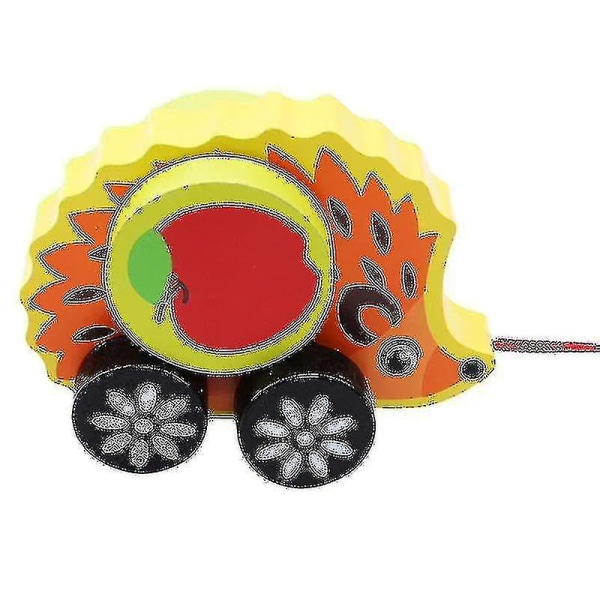 Pindsvinsnegl Småbørnsvogn Baby Kreativ Træk Kabel Legetøj Nyhed Interessant legetøj|blokke