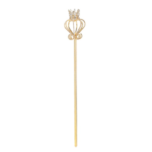 Scepter Hollow Crown Teardrop Form Koppar Wand Bröllopsrekvisita Festdekoration
