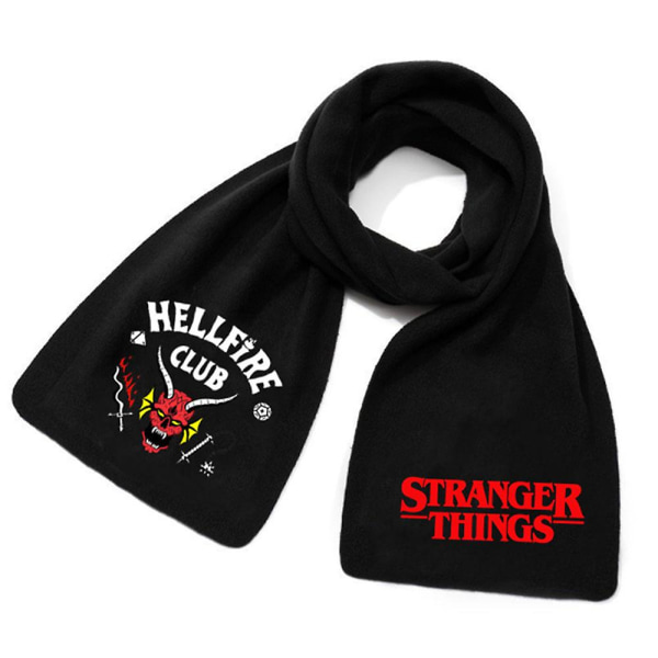 Unisex Stranger Things Varmt Mykt Skjerf Vinter Sjal Wrap Gaver C