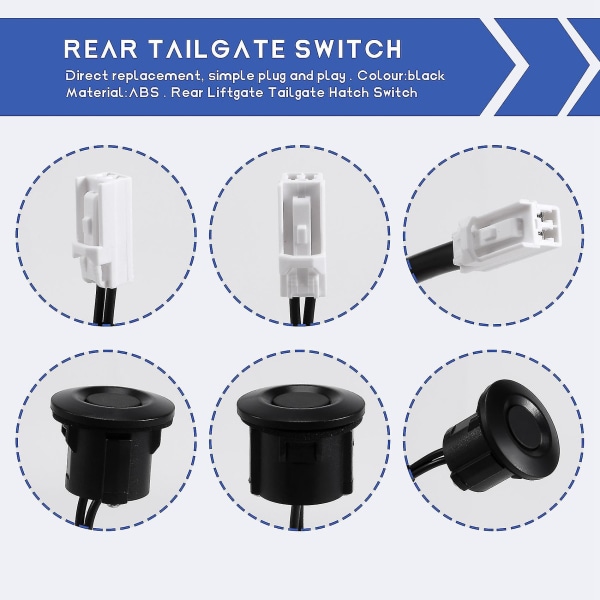 NYHET för 2010 2011 2012 2013 Mazda3 Hatchback Bakre Baklucka Hatch Switch Knapp BBN9624B0C08