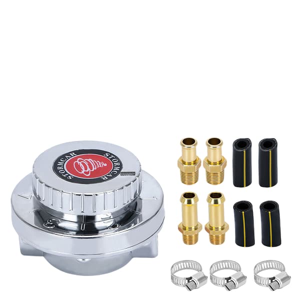 Universelt manuelt justerbart drivstofftrykksregulatorsett for forgassermotor
