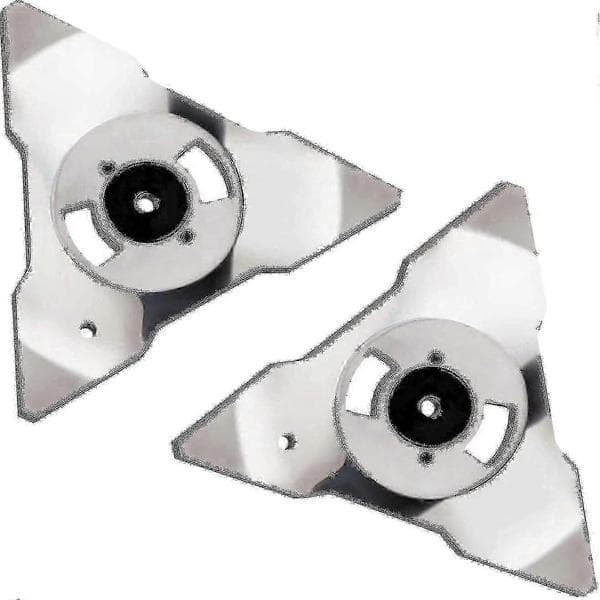2-pack ersättningsblad för Robomow robotgräsklippare RS TS MS RC TC MC modeller Rostfritt stål