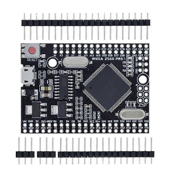 Til MEGA 2560 PRO Embed CH340G/ATMEGA2560-16AU Chip med han-pinheaders kompatibel med Arduino Mega TYPEC USB