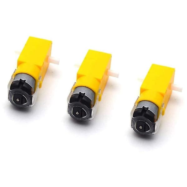 Motor Dubbelaxel 3-6v Motor För Smart Bil Robot Pack Om 6 (i Form)