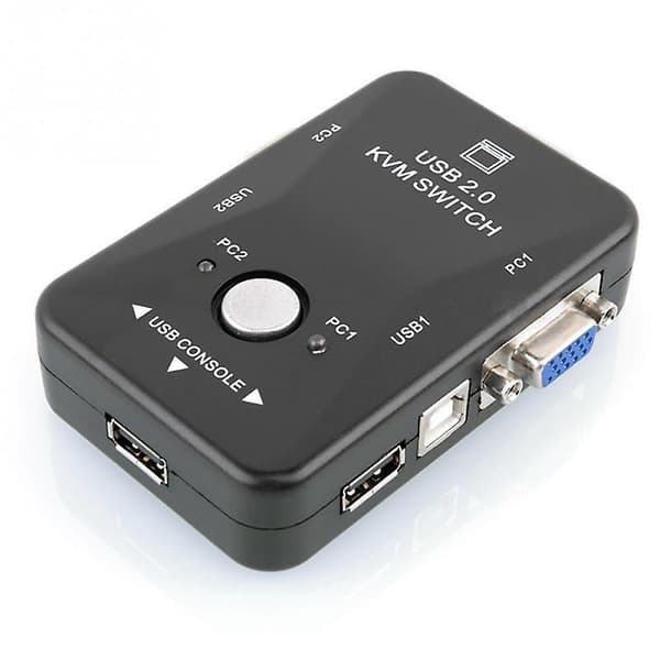 Kvm Switch 2 Port Vga Switch Usb 2.0 Kvm Muse Switch Keyboard 1920x1080 Boks Delings Switch Vga S