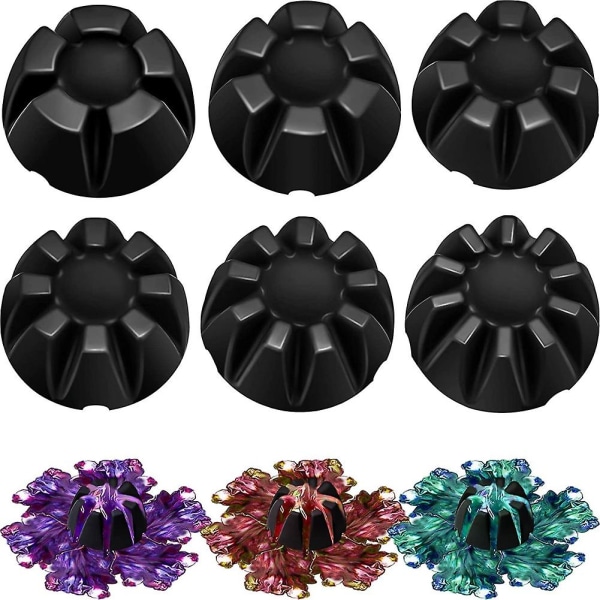 6 stykker Flower Pour Cup Akryl Helling Flower Strainers Pour Painting Supplies Sil For Diy P