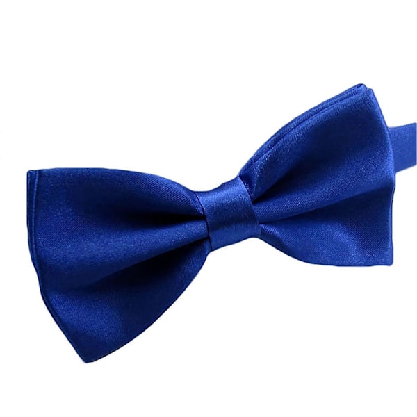 Fluga Enfärgad Lätt Att Bära Polyester Justerbar Fluga Förknuten för Formella Tillfällen Qinhai Lake Blue