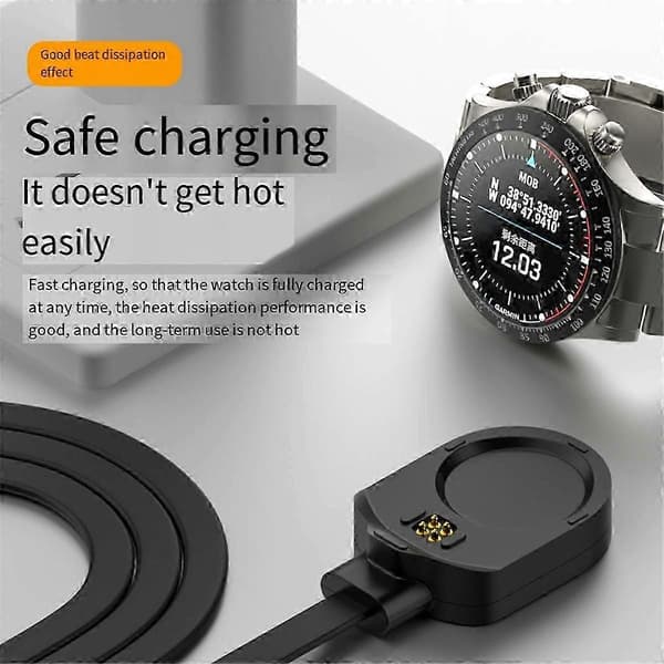 Magnetisk klockladdningsdocka laddningskabel för Garmin MARQ Gen 2