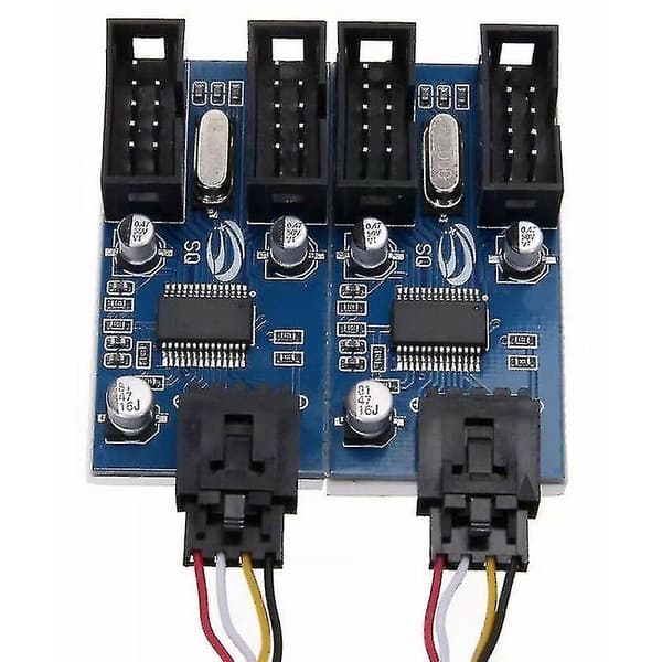 9-bens header 1 til 4 splitter portmultiplikator 30 cm forlængerkabel