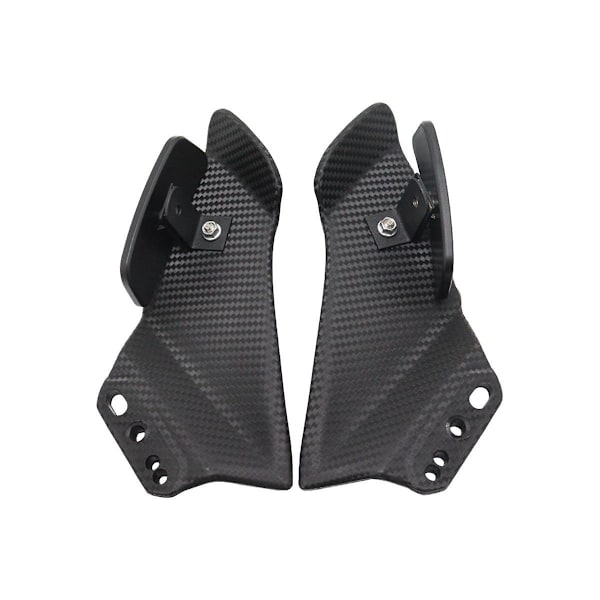Universell justerbar motorcykel flank spoiler kåpa med speglar för CBR650R YZF R1 YZF R6 T-MAX5