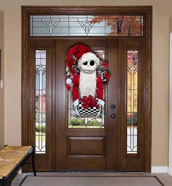 Jack Skellington Nightmare Bee Julekrans til Inngangsdør