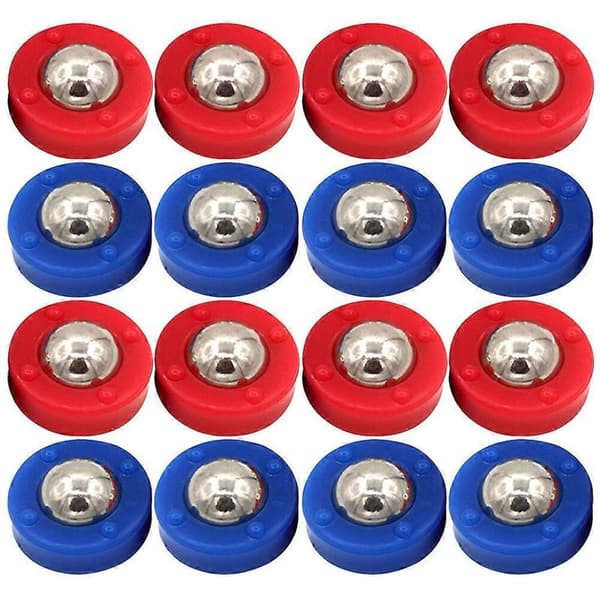 24 Pcs Mini Shuffleboard Table Game Rollers Marbles Shuffleboard Curling Replacement Accessories