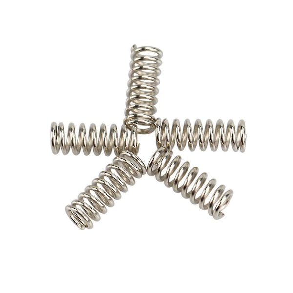 20 st 3D-skrivartillbehör Matarfjädring för Wade Extruder Nickelpläterad 1,2 mm As Shown