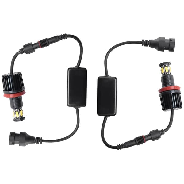 1 Par 120W 12LED Bil Angel Eye Markør Frontlykter Pærer Lamper For E82 E90 E92 E60 E61 E63 E89 X6 H8