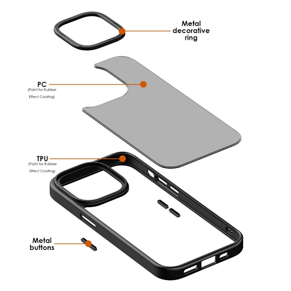 iPhone 13 Pro Max Cover MagSafe Hybrid Mat Rosa