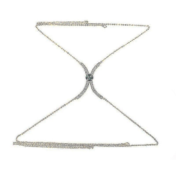 Kroppskedja Strass BH Underkläder Kroppskedja