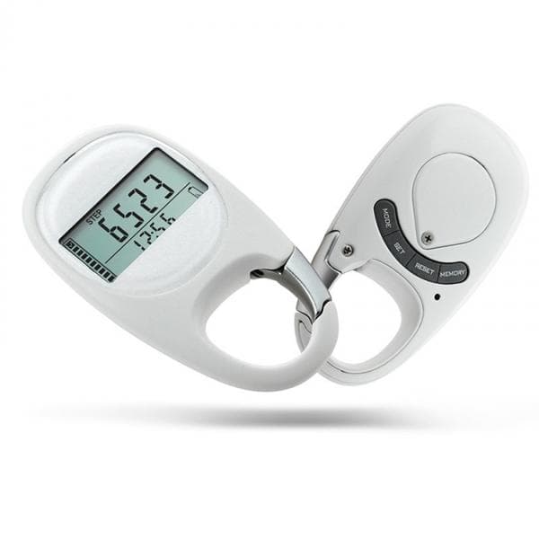 Pedometer with Clip for Accurately Tracking Steps and Distance