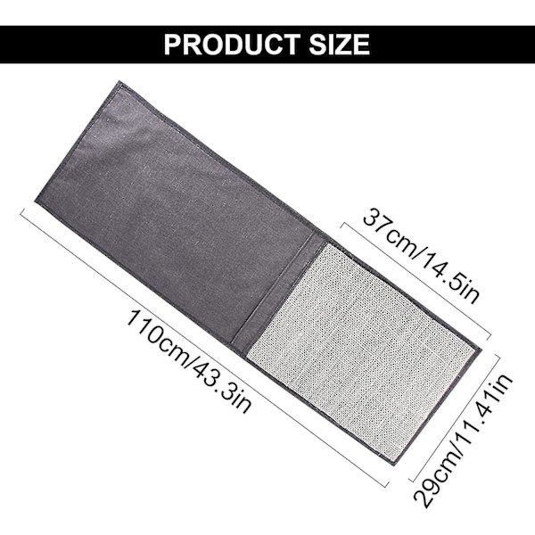 Soffa Cat Scratching Matta, soffa Cat Scratching Matta med 2 fack, Cat Scratch Möbel Repskydd