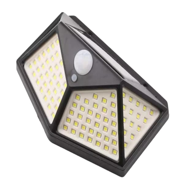 Spotlight - 100 LED - med bevegelsessensor - Solcelle
