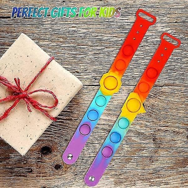 Fidget Leker! Pop it armbånd 2-pakning | Justerbar | Moro!!