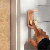 magnetisk dörrklocka i trä, dörrklocka i trä, kraftfull magnetisk dörrklocka