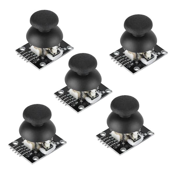5 stk Dual-akset Joystick-modul for Arduino-spillkontroller