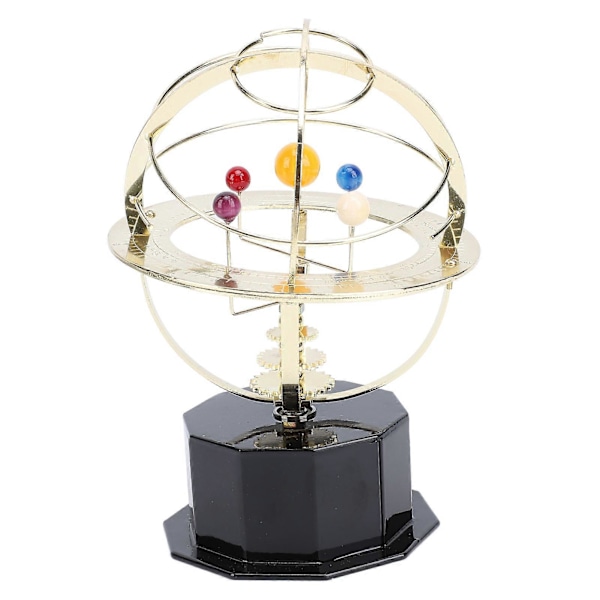 Solarsystem Skrivbordsdekor Retro Metallhantverk Solarsystem Planet Ornament Pedagogisk Leksak