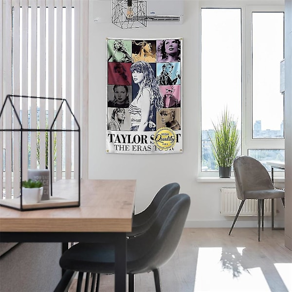 Laulaja Taylor Swift The Eras Tour -tapetti seinälle, taustakangas, kotikoriste, lahja Swiftie TS -faneille, musiikin ystäville
