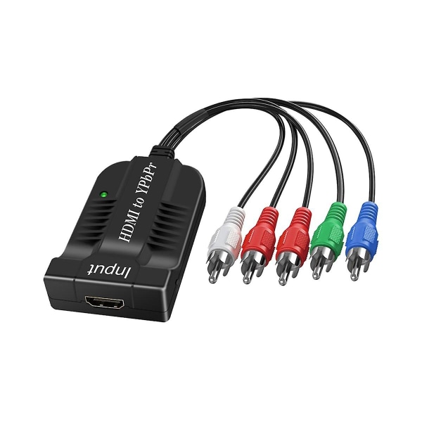 Ypbpr Converter 1080p Component Video Ypbpr Han Rgb Converter Adapter med R/l Audio Output