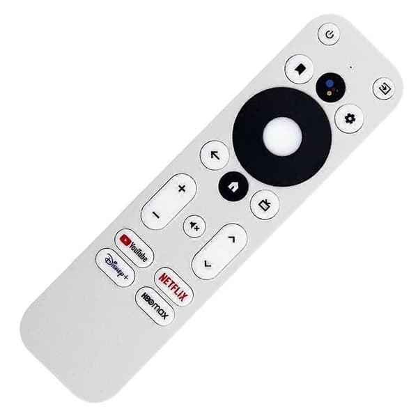 Ergonomisk ABS-fjernbetjening med stemmefunktion til Mecool KM2 TV Set-Top Box
