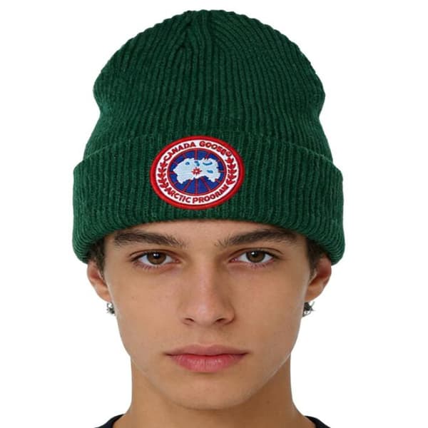 Modebroderet hue hat mænd og kvinder alsidig varm efterår og vinter trendy hat-grøn Green
