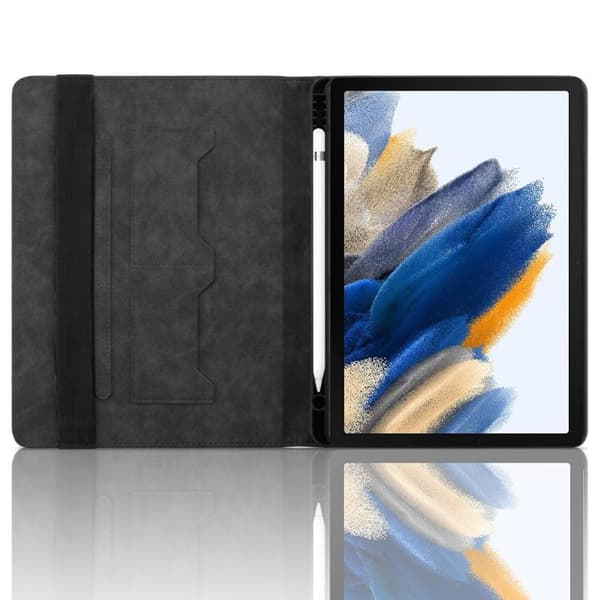 Samsung Galaxy Tab A9+ Fodral med Rombmönster Svart