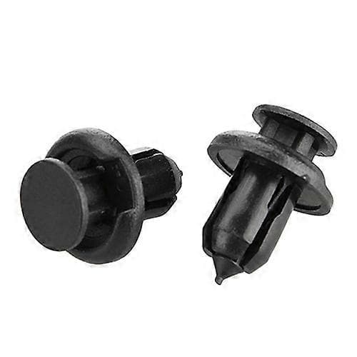 50 stk. Rivets Fastgørelsesclips Skærmholder Trykclips 10 mm Hul til Bil