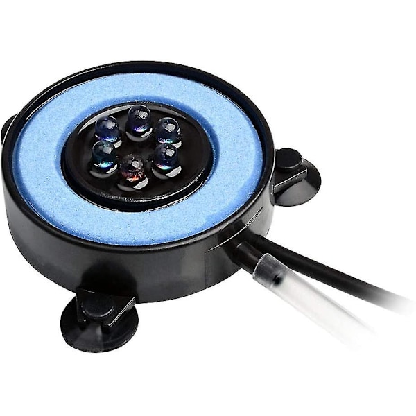 Senkbar Akvarium Boblelampe, Automatisk Fargeskiftende