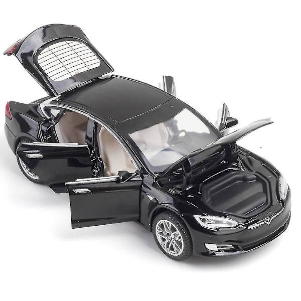 Tesla Model S Automalli Valolla Avattavalla Ovella Musikaalinen Simulaatioajoneuvo