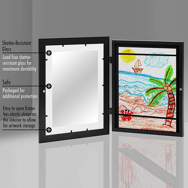 My Little Davinci 1. træ billedramme black onesize