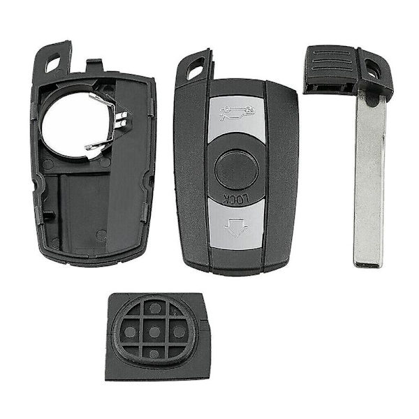 Fjernbetjeningsnøglehus Smart Key Shell Blade Nøglehus til 2006-2011 1 3 5 6-serie E90 E91 E92 E60 Kr55wk4