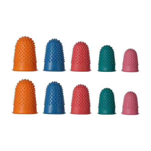 Easy-Sew Finger Protectors 10x, Sewing Accessories, Rubber Thimble, Finger Protector, Rubber Top