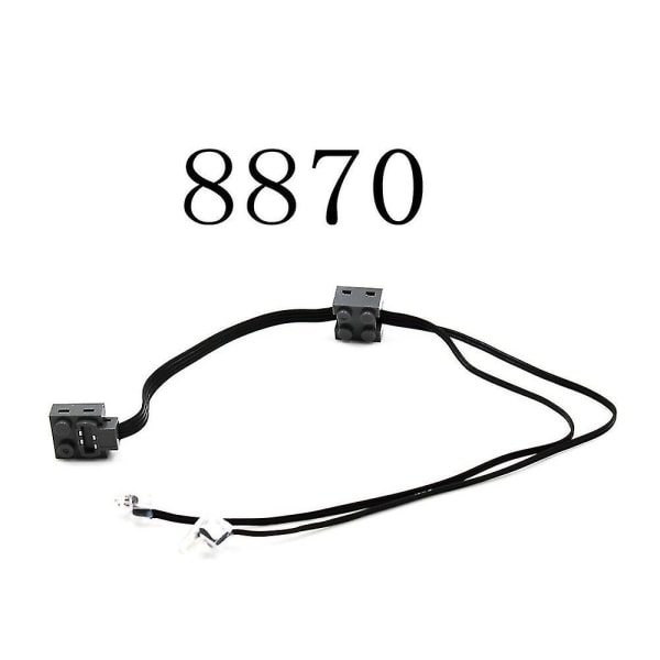 5 st Technic Power Function 8870 LED-ljuslänk Kabel för fordonsblock Power Group