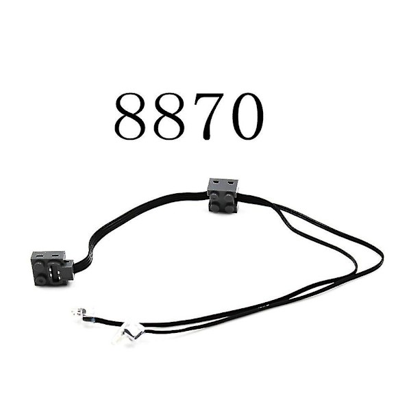 5 stk. Technic Power Function 8870 LED Lys Link Line Kabel Til Køretøj Blok Power Gruppe