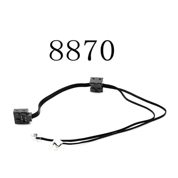5 stk. Technic Power Function 8870 LED Lys Link Linje Kabel For Kjøretøy Block Power Group