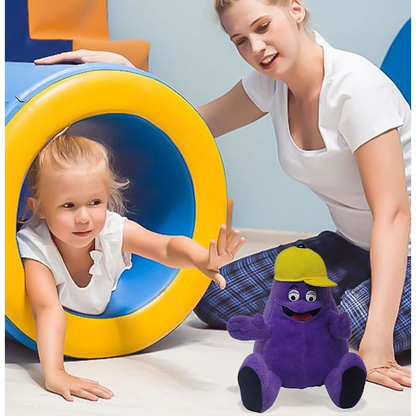 Grimace Shake Gul Hatt Plysjleketøy Kosedyr Lekedukke